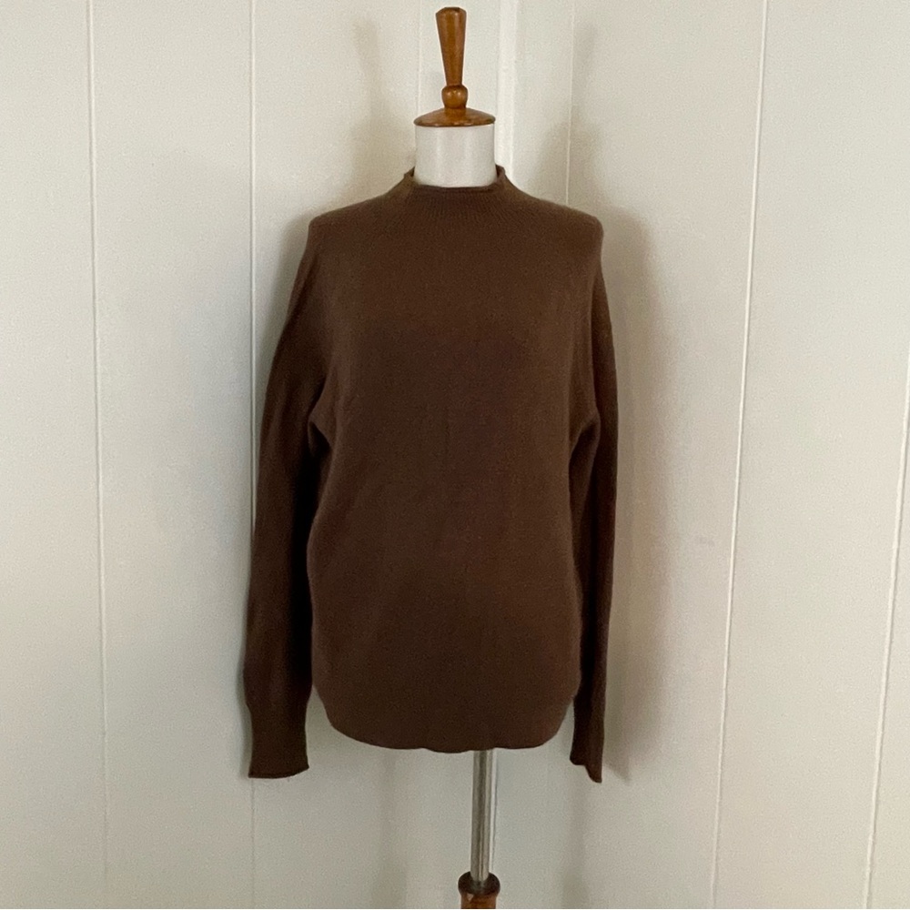 J. Crew Wool Alpaca Mix Knit Sweater Women’s XS Mock Neck Long‎ Sleeve - Picture 2 of 10